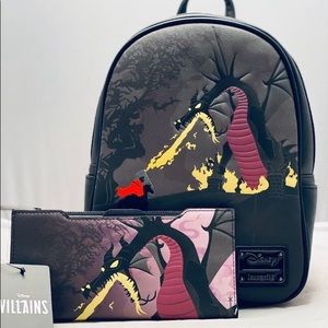 ISO Maleficent Backpack and Wallet